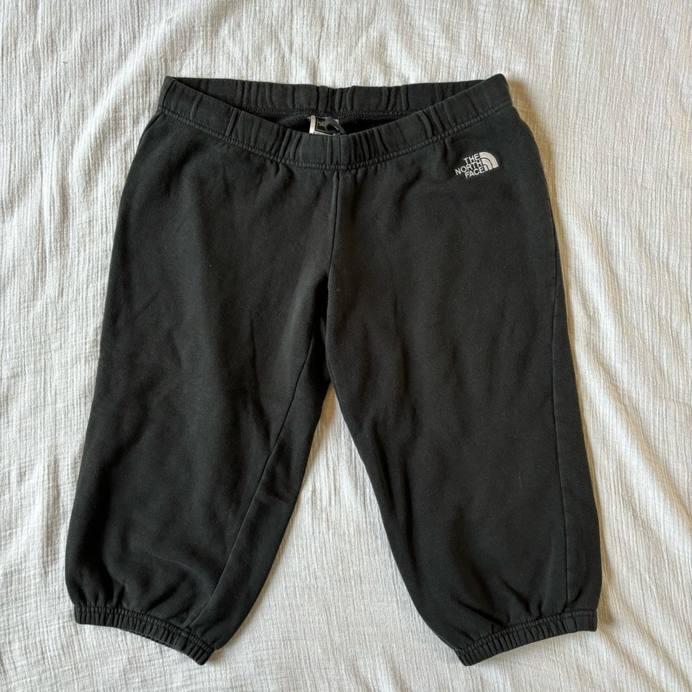 The North Face‎ womens medium black sweatpant jogger capis